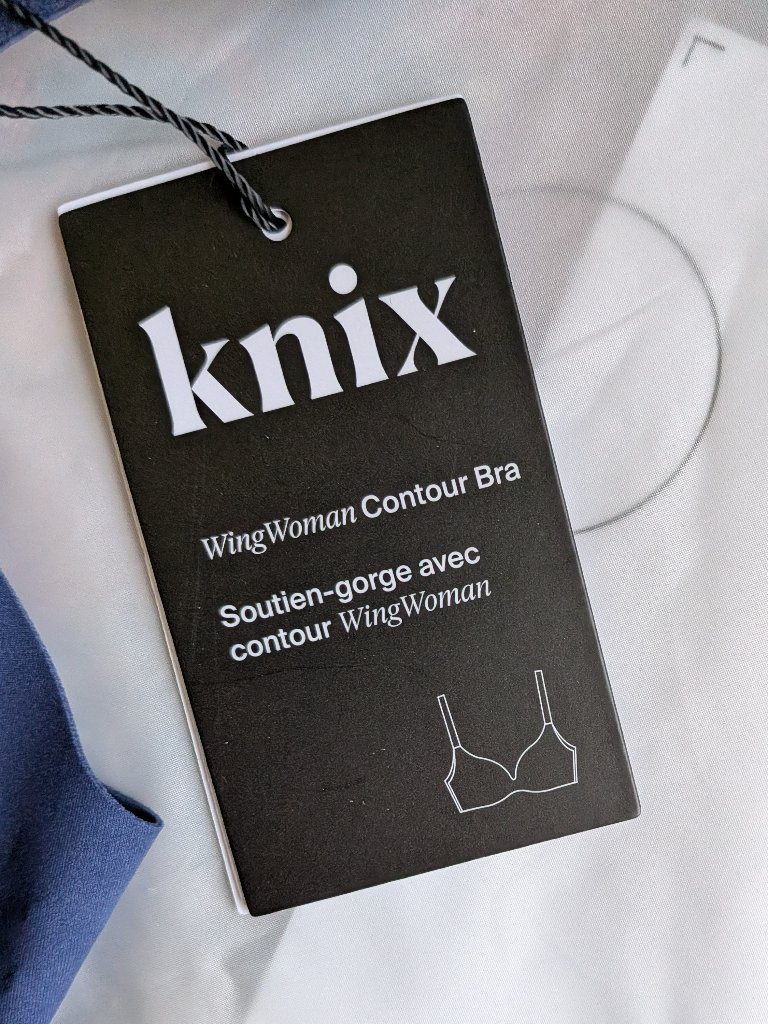Knix Wingwoman Contour Bra Midnight Navy Blue Size 34b Nwt — image 5 of 6